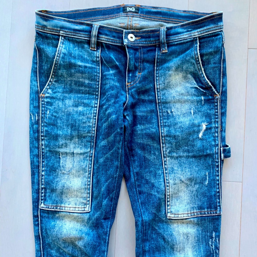 Dolce Gabbana D&G Washed Jeans